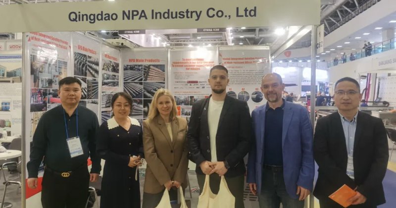 Qingdao NPA participates in the Moscow Glass Exhibition, Building a New Future for the Industry Together!