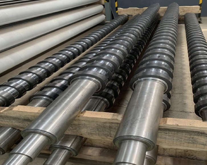 Graphite ring roller